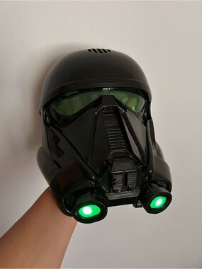 Disney Black Star Wars Imperial Death Trooper voice Changing Mask